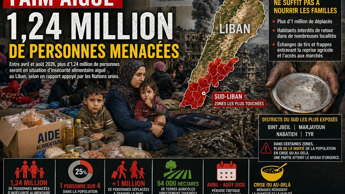 L'insécurité alimentaire au Liban menacée par l'escalade des tensions régionales