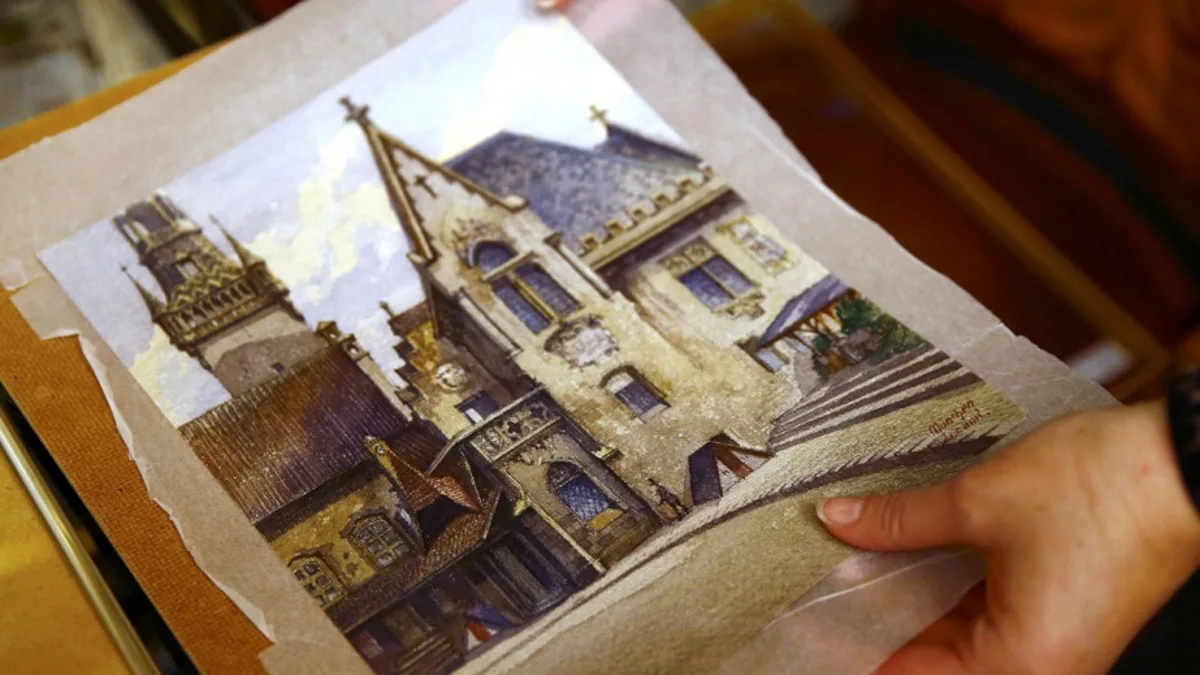 L'art de la controverse : une aquarelle d'Adolf Hitler vendue 130 000 euros aux enchères