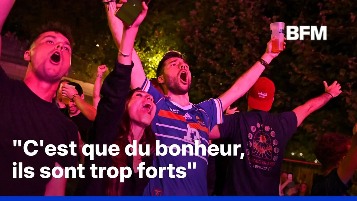 Euphorie et scènes de liesse à Boston après la qualification des Bleus en demi-finale