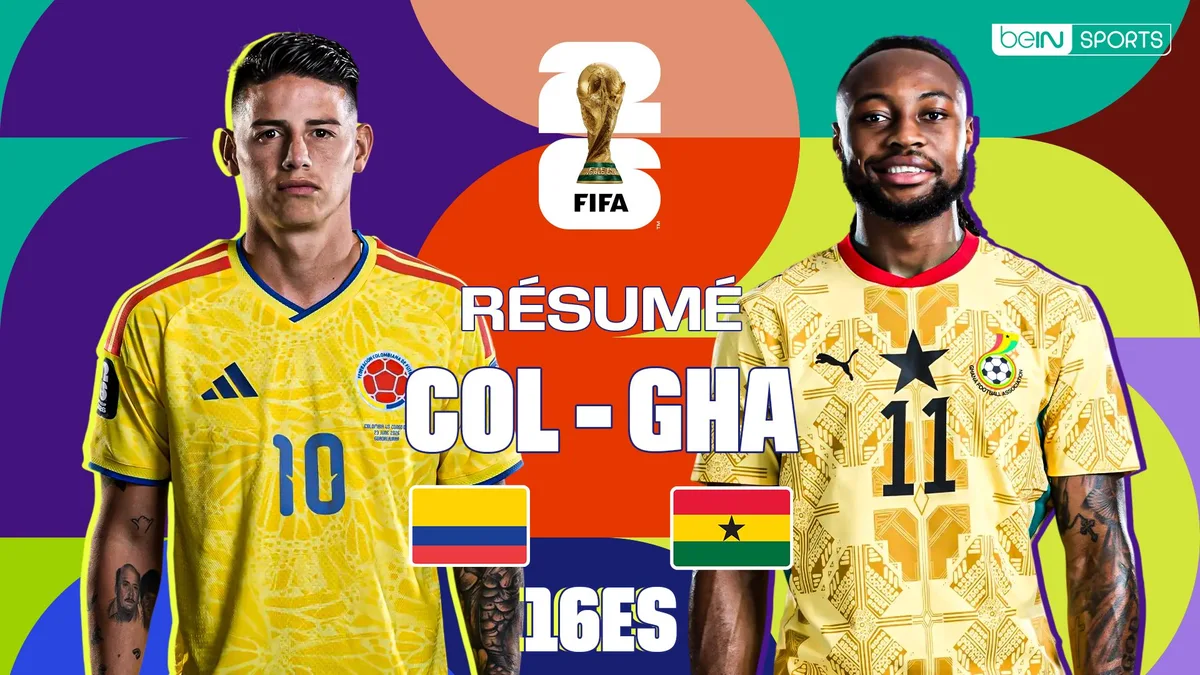 Coupe du Monde 2026 : La Colombie élimine le Ghana et file en huitièmes de finale