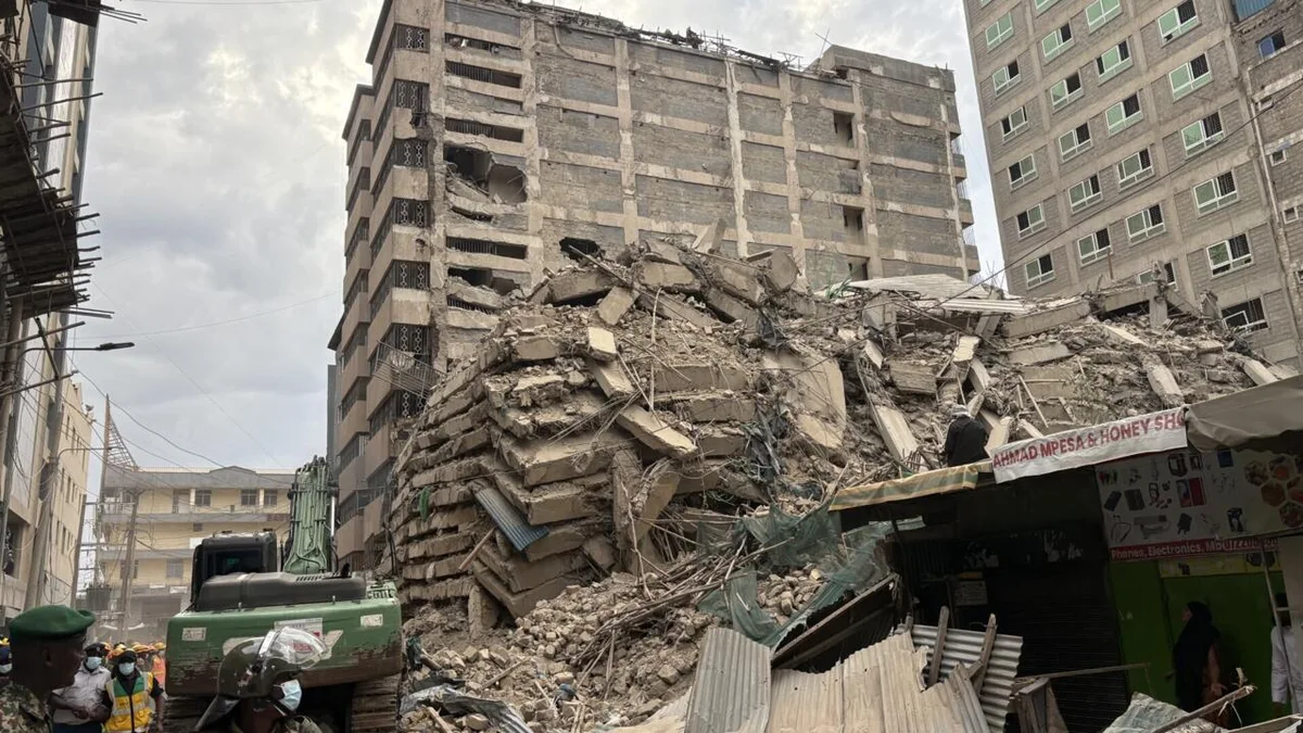 Drame au Kenya : un immeuble de 18 étages s'effondre à Nairobi